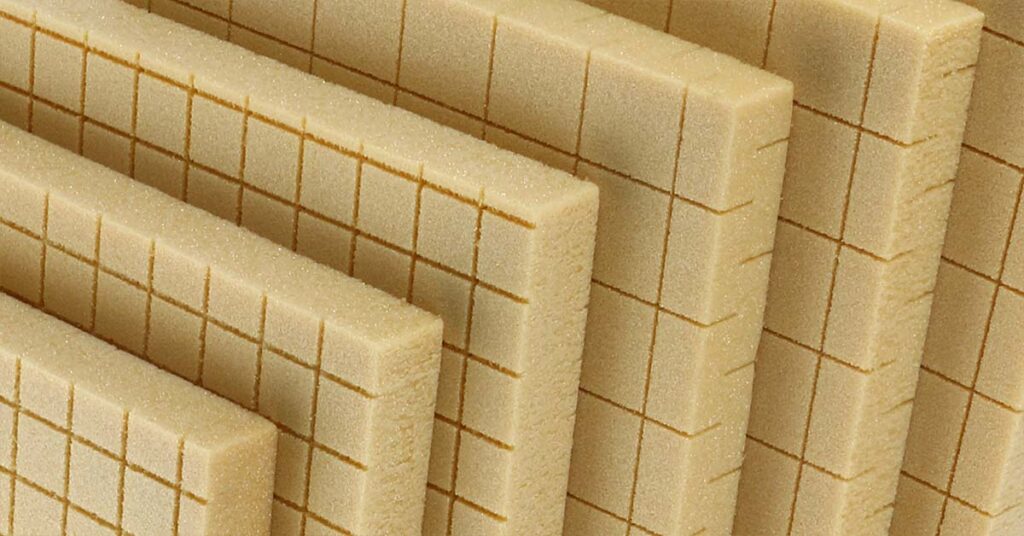 Grooved PVC Foam