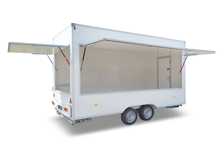 Doppelachsige Imbissanhänger