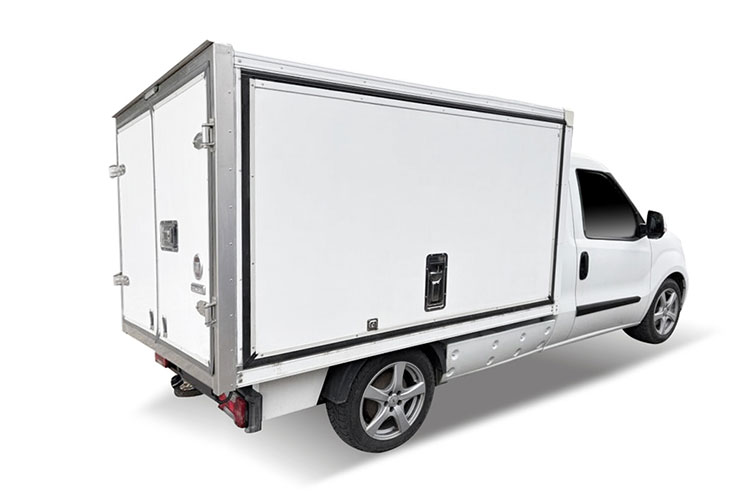 Side Swing Lift-up Door Box Truck Aufbauten