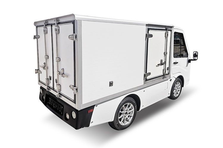 Kleine elektrische LKW-Frachtbox