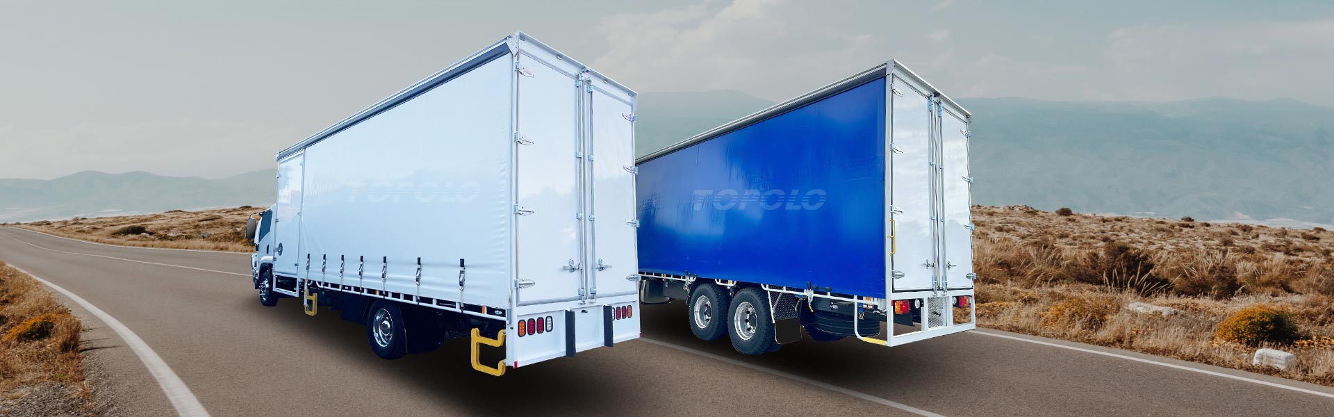 LKW-Aufbauten mit Planenaufbau